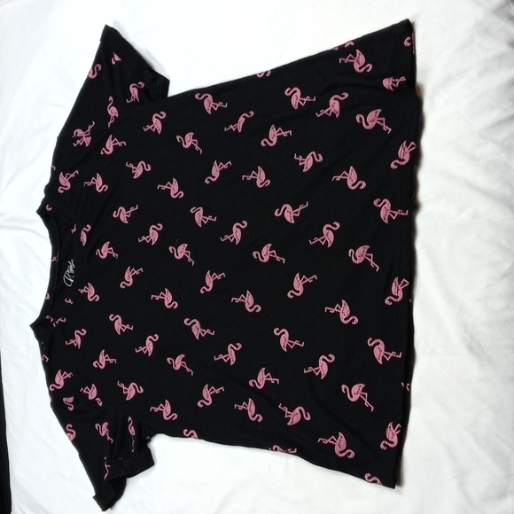 Gold Rush flamingo womens large t-shirt - Picture 1 of 6